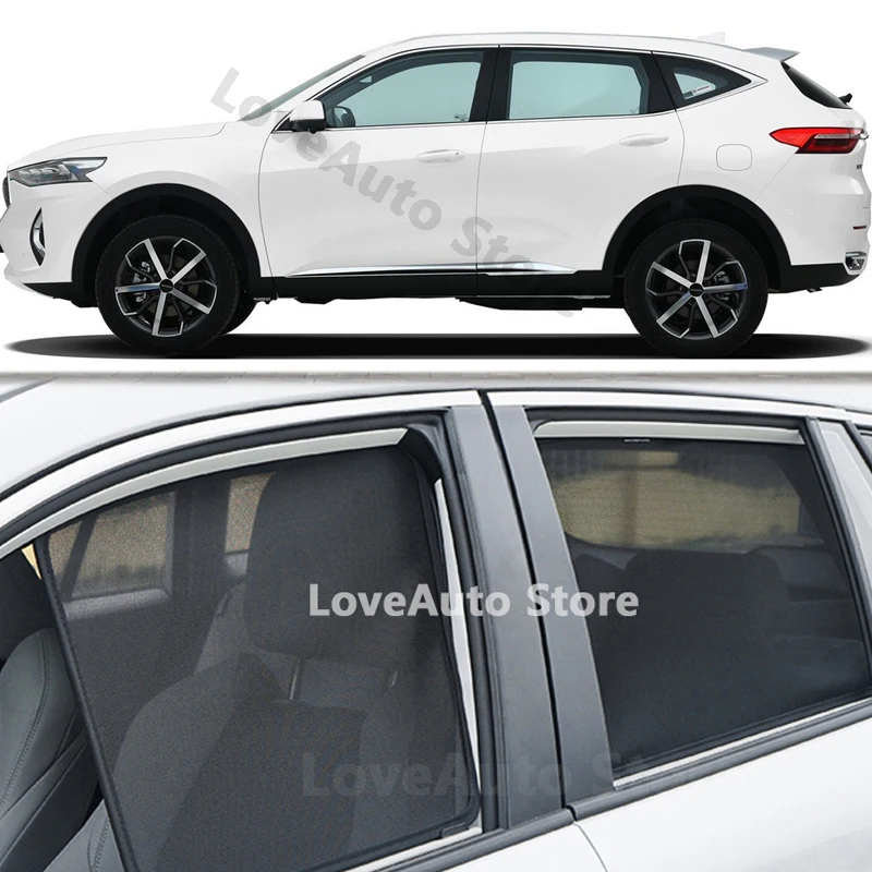 

For Great Wall Haval F7 2019 2020 2021 Car Magnet Sunshade Protection Back Front Rear Window Visor Protector Accessories