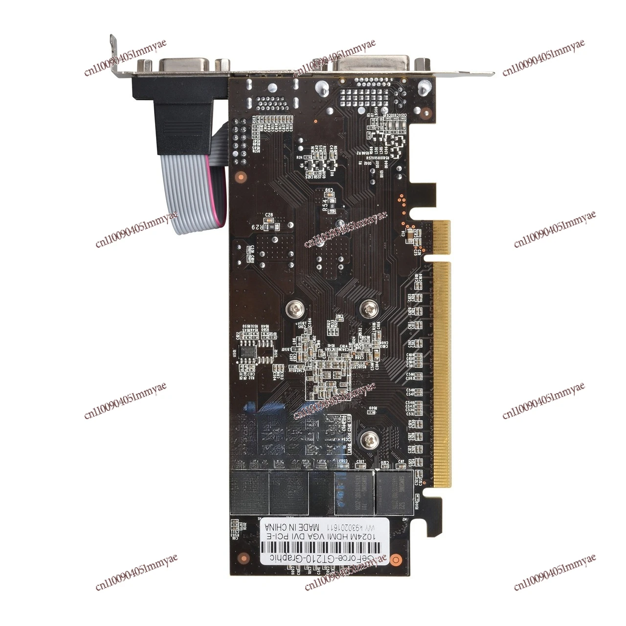 GT210 PCIE16X server dedicated dual screen 1G 1U2U small chassis industrial control graphics