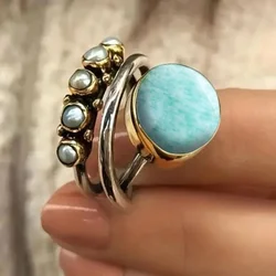 Fashionable Bohemian Ring Men's and Women's Ring Vintage Ring Jewelry Birthday Anniversary Gift for Lovers and Friends