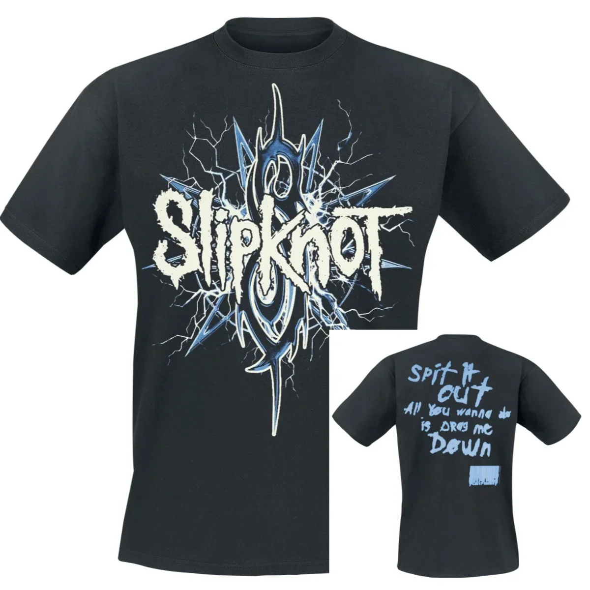 Logo Slipknot T-Shirt Herren Damen Band Grafik T-Shirt Baumwolle Sommer Top – Detail 6