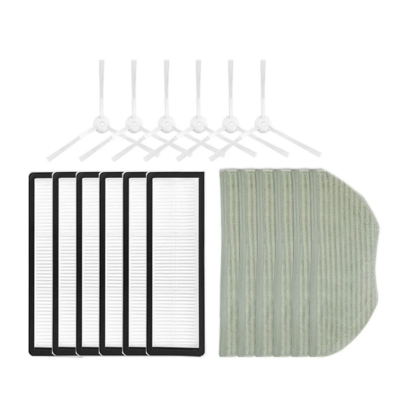 N98r compatível para xiaomi s10t/stfcr01sz rolo escova lateral filtro mop panos robô aspirador de pó acessórios