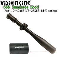 Visionking 56mm Riflescope Aluminum Objective Lens Sunshade For 10-40x56 and 6-25x56 Tube Protective Cover Optic Sight Accessory