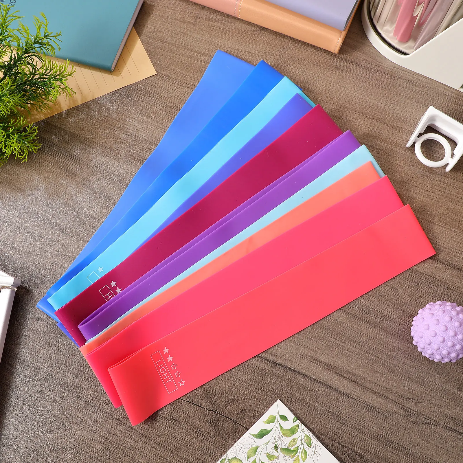 10Pcs Colorful Chair Elastic Bands Tpe Anti-Wear Material Flexible Seating Bands for Classroom Office Chairs Leg Fatigue Relief
