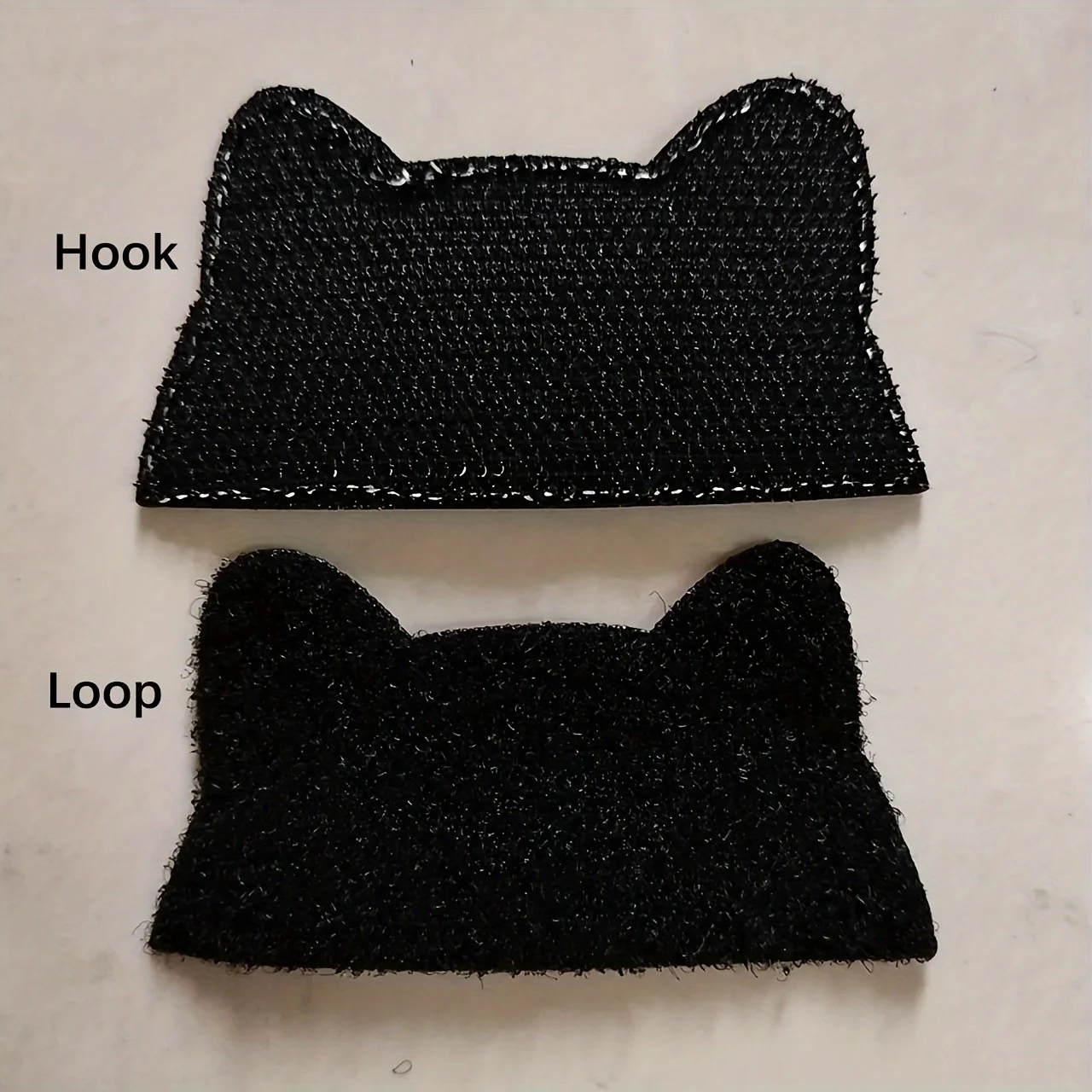 Parche Velcro táctico bordado gato negro llorando, termoadhesivo - imagen 2