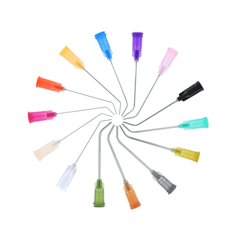 50 قطعة 1.5 بوصة من البلاستيك المقاوم للصدأ عازمة الاستغناء إبرة بلانت تلميح 14 جرام 15 جرام 16 جرام 17 جرام 18 جرام 19 جرام 20 جرام 22 جرام 23 جرام 24 جرام 26 جرام 27 جرام #5