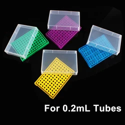 Tube à centrifuger T1 avec couvercle transparent, tube PCR de 0.2ml, 96 puits, 3 pièces