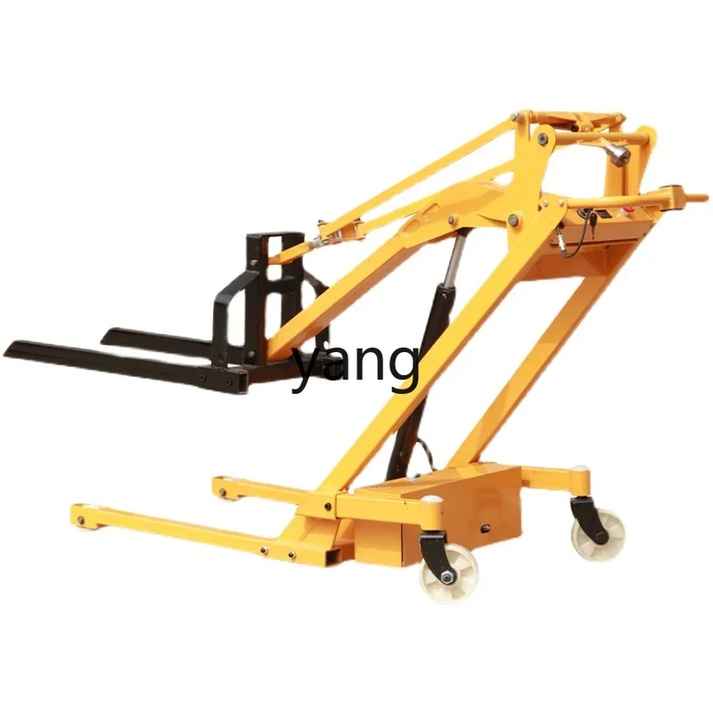 

LH new hydraulic forklift small electric lift hand push loading and unloading cattle truck portable truck