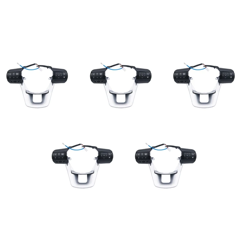 

5X Audio Mode Control Switch Multifunctional Steering Wheel 84250-0E120 For Toyota Hilux Revo Rocco Fortuner 2015-2020