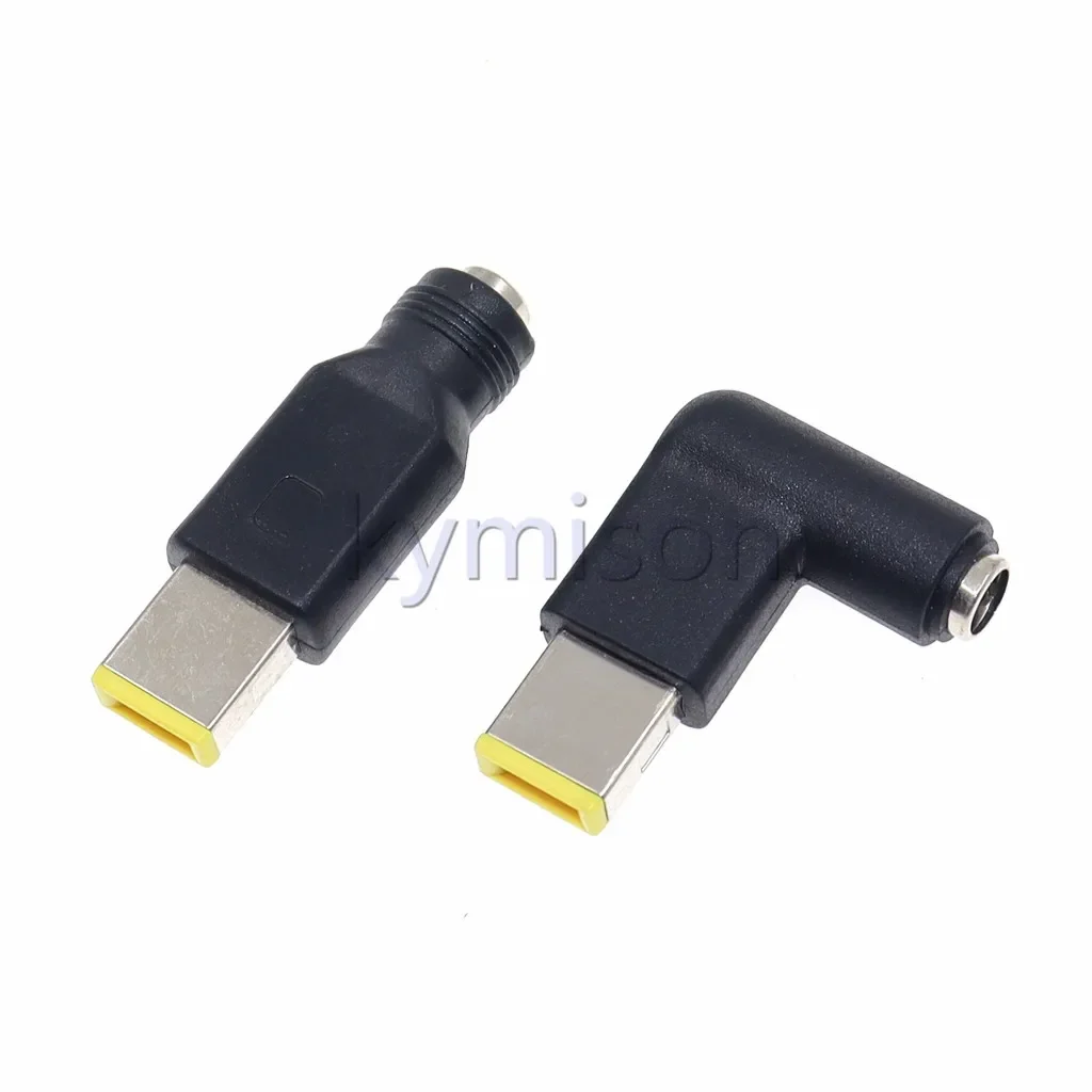 Gleichstrom adapter 5,5x2,1mm Buchse zu quadratischem Stecker Computer-Netzteil adapter für Lenovo Thinkpad Ultra book x230s/s3/s5/x1/e431