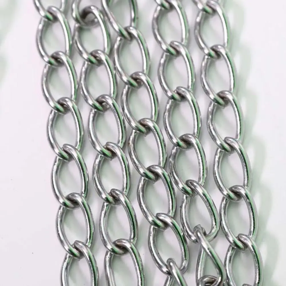 신형 아연 도금 강철 농구 골대 네트 내구성 있는 교체용 농구 후프 녹 방지 헤비 듀티 체인 네트 야외용