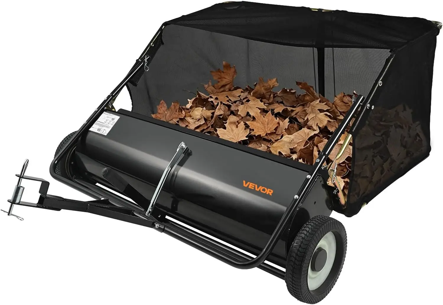 

Tow Behind Lawn Sweeper 50 Inch 26 cu ft Large Capacity Pull Behind Lawn Sweeper Heavy Duty Leaf Grass Collector