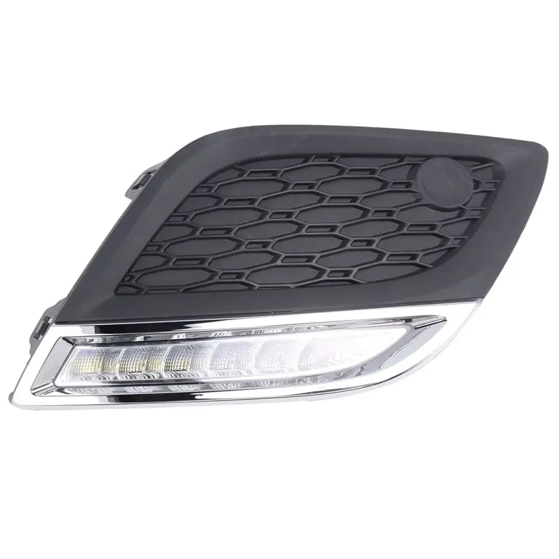 Car Daytime Running Light LED DRL Daylight With Dimmed Function Plating Style For Volvo XC60 2011-2013 Accessories Component-A67