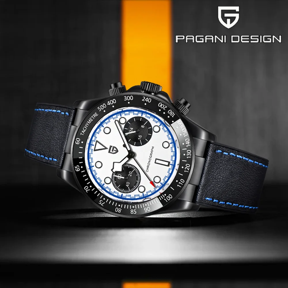 

Новые мужские кварцевые часы Pagani Design 2026: бизнес-модель VK64, спортивный хронограф, водонепроницаемые, с сапфировым стеклом, повседневные.