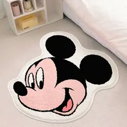 Disney Mickey Mouse Faux Cashmere Mat Bath Mat Non Slip Cartoon Donald Duck Cushion Absorbent Carpets Living Room Bathroom Mat