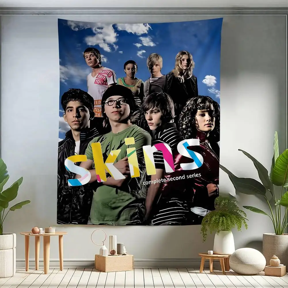 Teen TV Series S-Skins Chart Tapestry Home Decoration hippie bohemian decoration divination Wall Hanging Home Decor