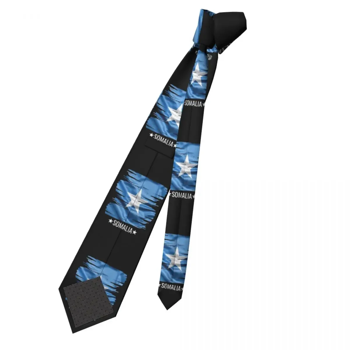 Somalia Flag Men Neckties Slim Polyester 8 cm Classic Somali Gift Neck Ties for  Daily Wear Cravat Wedding Accessories Party