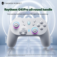 Thunderobot G45 Pro Three-Mode Wireless Game Handle Native Six Axis Body Sense Switchhall Effect Built-In Nfc For Pc Steam Tv