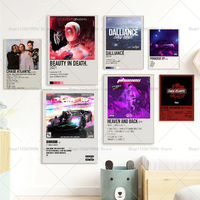 Pop Rapper Music Album Cover Chase Atlantic Poster Self-adhesive Art Waterproof Paper Sticker Coffee House Bar Room Wall Decor