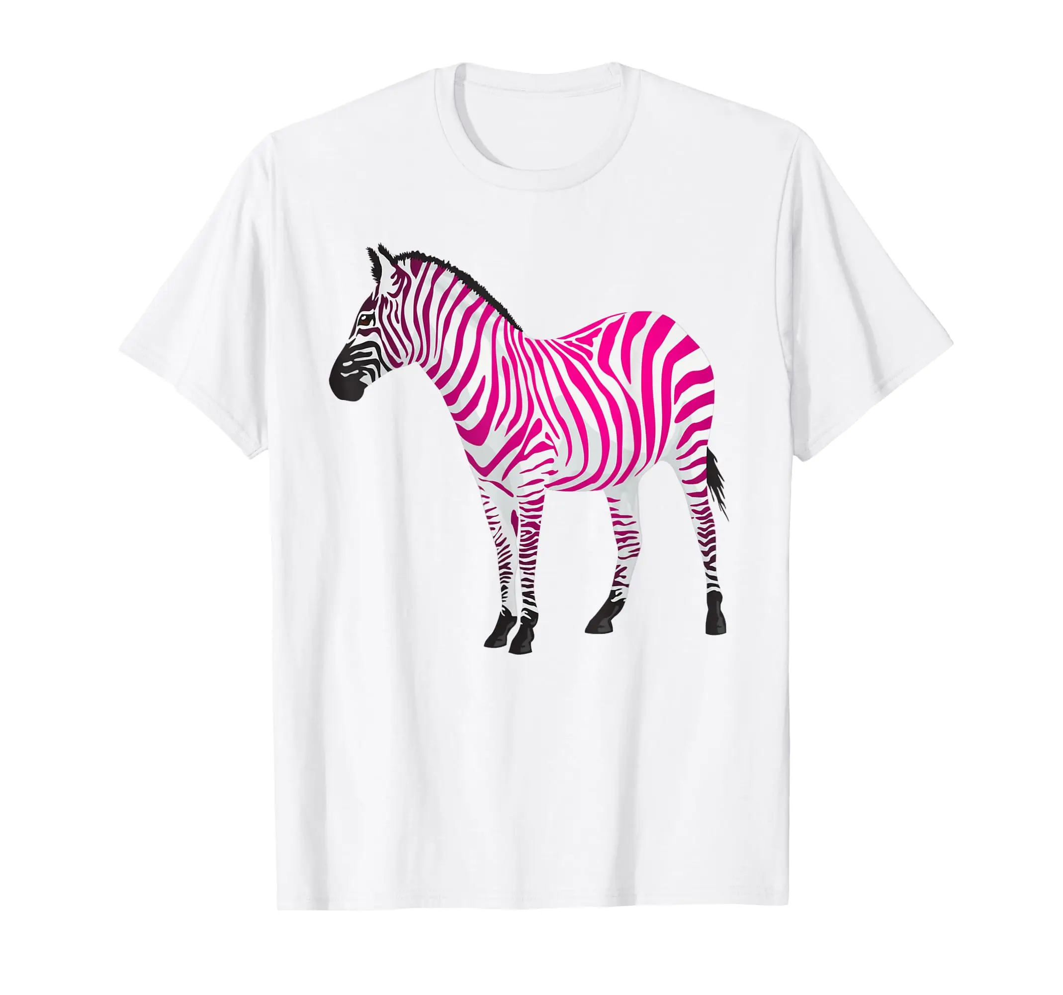 Beautiful Zebra Pink Sassy Art Classic Logo T Shirt and Stickers, Unisex Adult T Shirt Collection