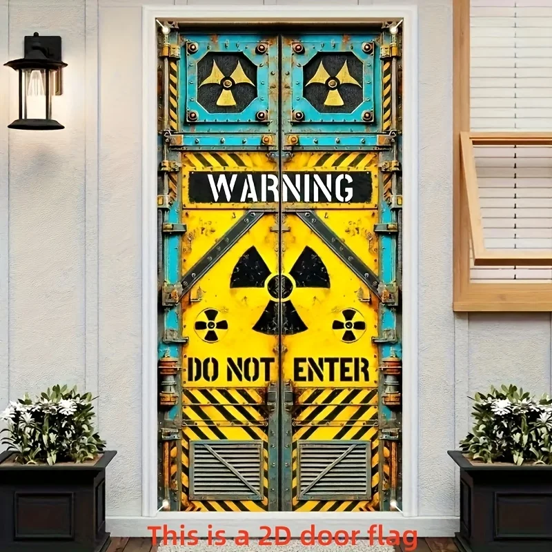 Door Banner 1pc Party curtain Flags Front Door Sign Decorations Game Room Hanging Flags Festive Decor Photo Background Cloth