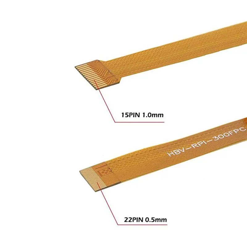 9Pcs Camera FFC Cable 15 Pin 22 Pin 8Cm 16Cm 30CM Ribbon Line For Raspberry Pi Zero