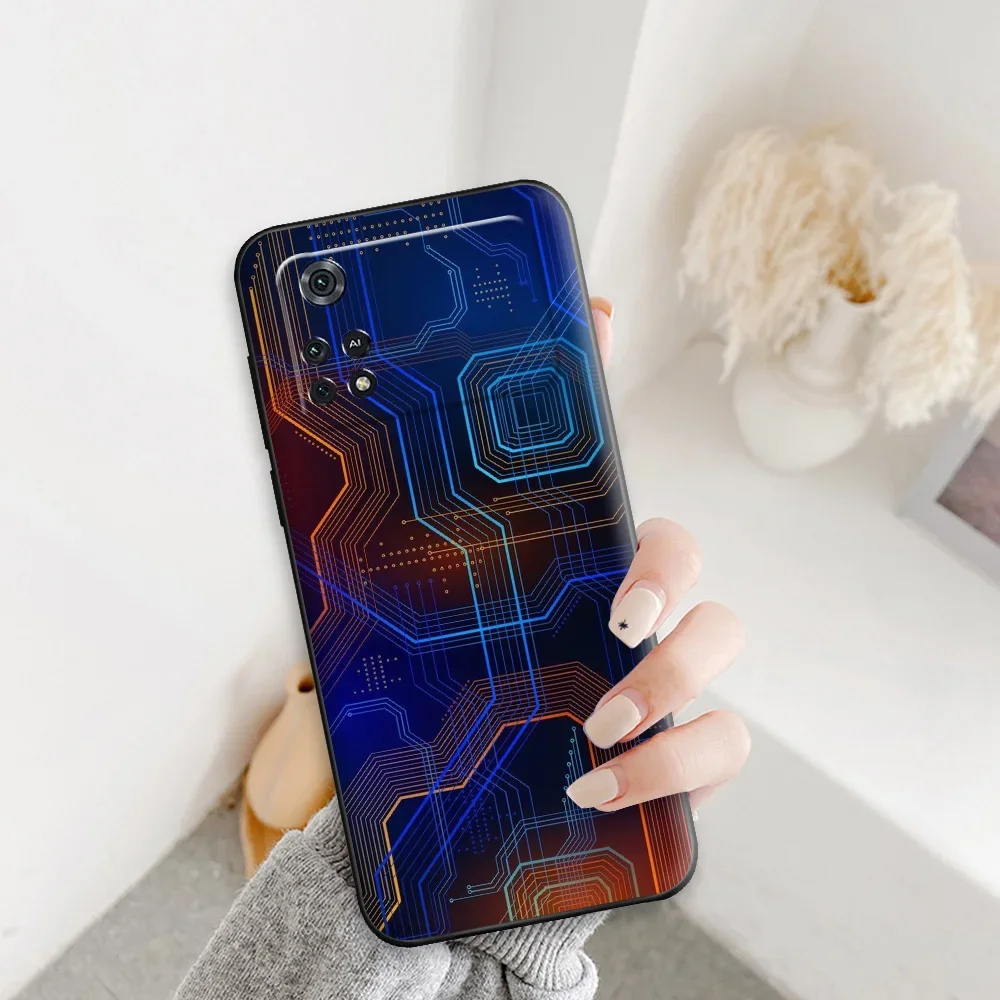 For Poco X4 Pro 5G Case Poco M4 Pro Cool Painted Cover Soft Silicon TPU Bumper For Xiaomi Poco M4 Pro 4G 5G Fundas Capa Coque