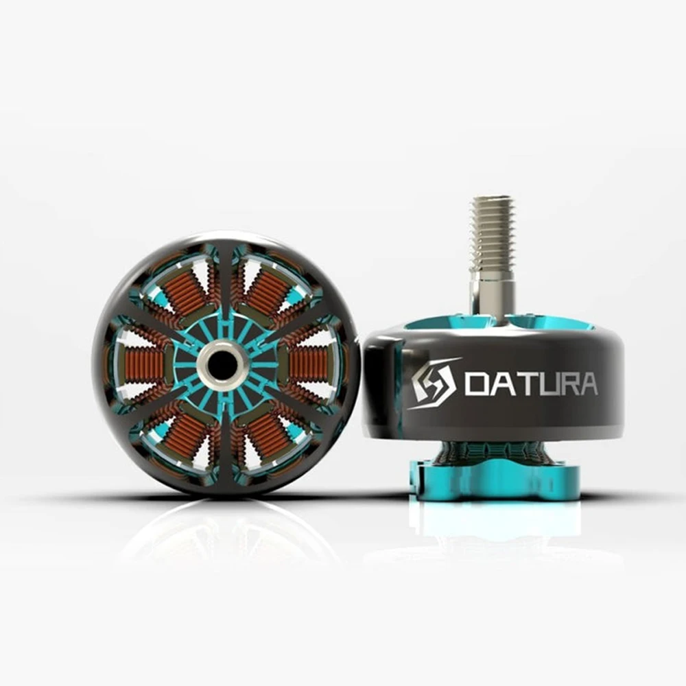 Foxeer Datura 2207.5 1960KV 2750KV มอเตอร์ไร้แปรงถ่านอะลูมินัมอัลลอยเพลากลวงใช้ได้กับใบพัดขนาด5-6นิ้วสำหรับโดรน FPV