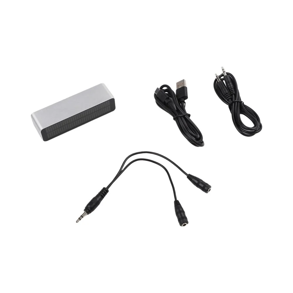 Rack-mountable LED Level Meter Transient Signal Tracking 32-bit Dual Channel Precise Dynamic Range Meter Audio Monitor