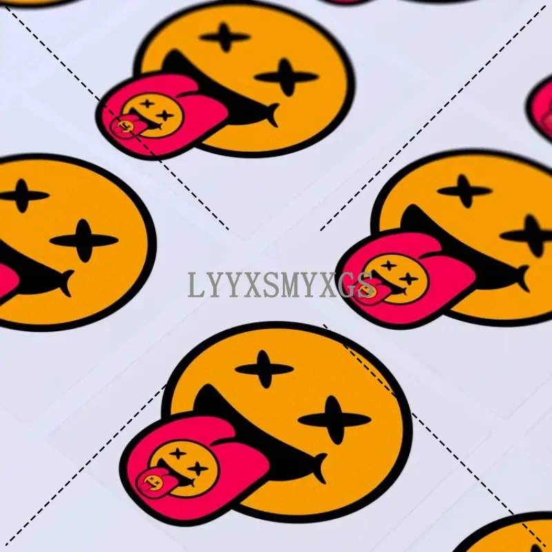 Personality Custom  Creative Smiley Face Car Sticker Laptop Bumper Wall Truck Van Helmet Racing Camper Vinyl Decal PVC Wholesale