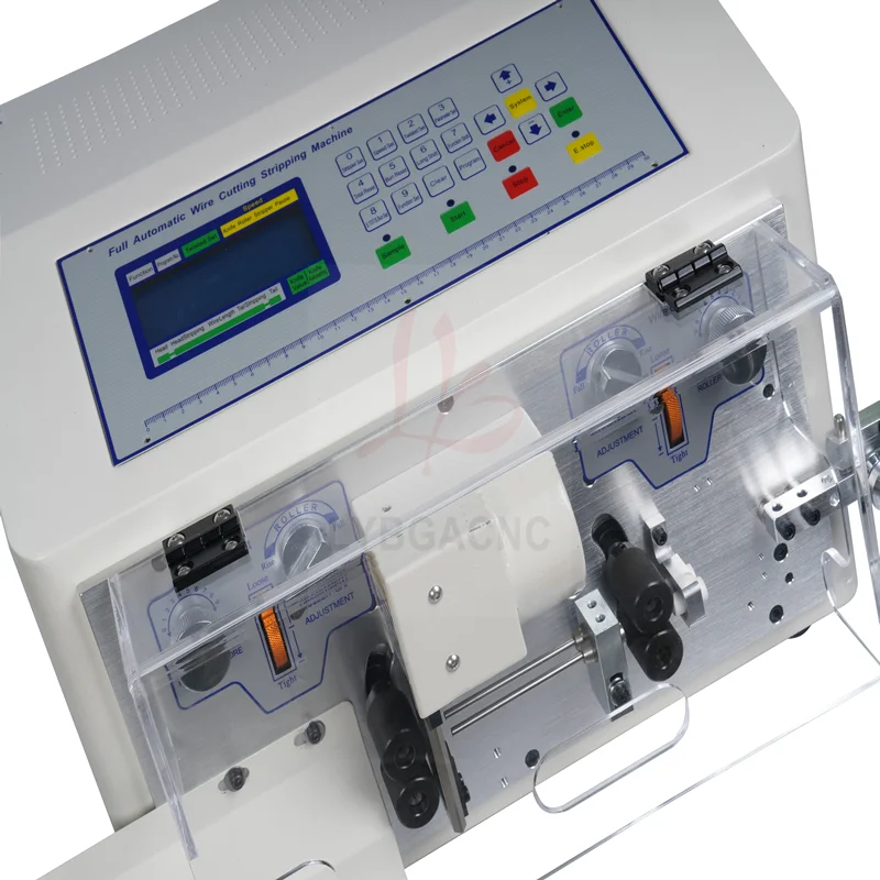 SWT-608-SDB2N SDB2S 4 Wheels Double Wire Short Stripper With Jump Tube Peeling Cutting Automatic Strip Stripping Machine