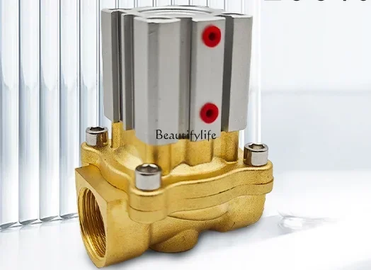 Vacuum Pneumatic Control Valve 2q160-15/250-25/400-40 Thin Cylinder Copper Valve Body Water Valve 4-Minute 1-Inch