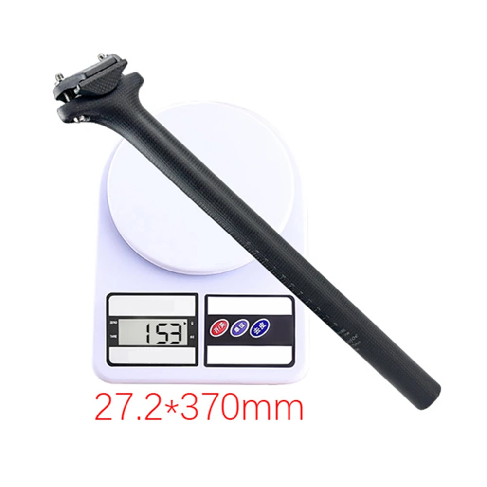 

Road Bike Post Carbon Fiber Seatpost 27.2mm Diameter 30.8mm Diameter 31.6mm Diameter 370mm Length 27.2mm Diameter