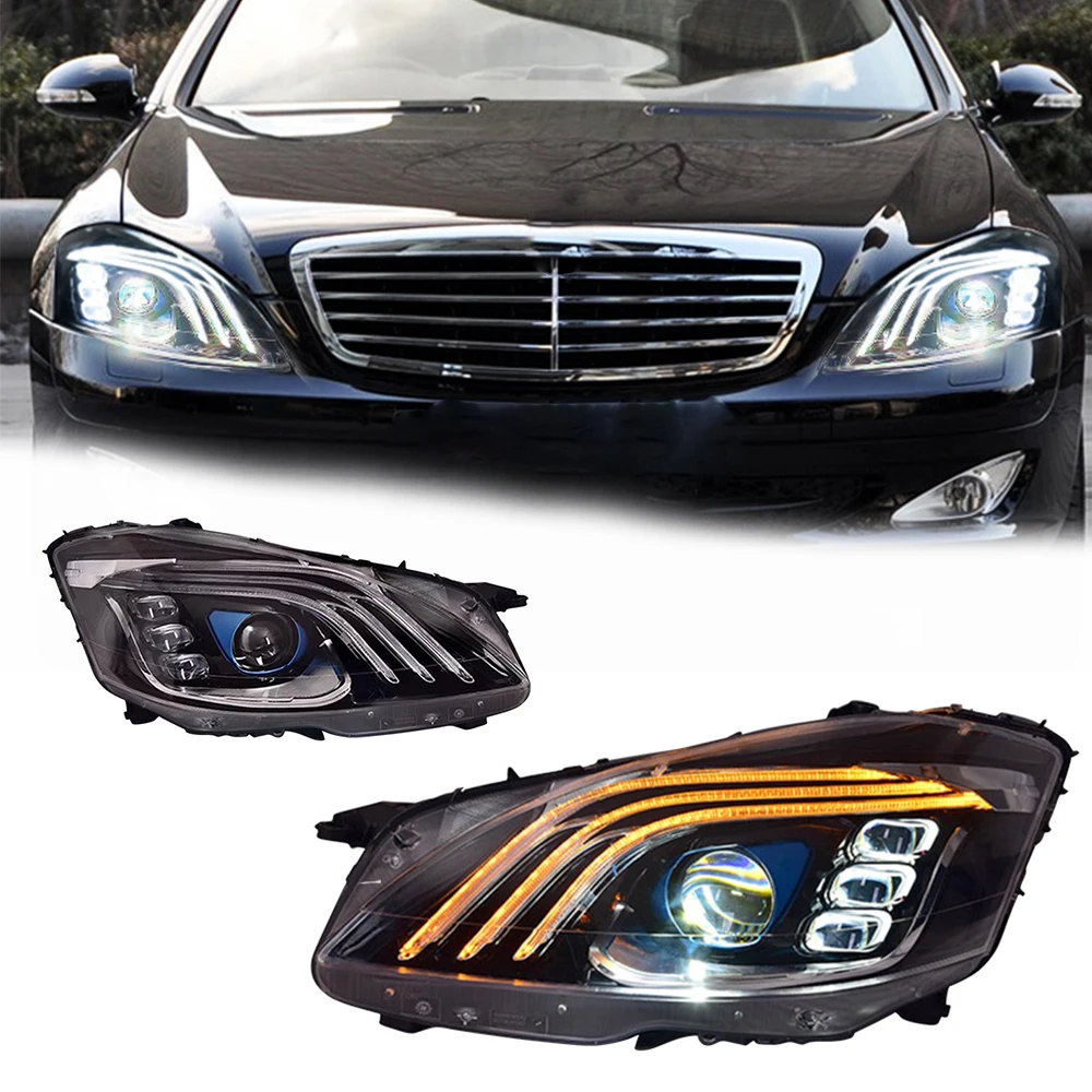 

LED HeadLights for Mercedes Benz S class W221 06-13 Maybach style led head lamp Assembly Signal Auto Accessories Modified Lamp