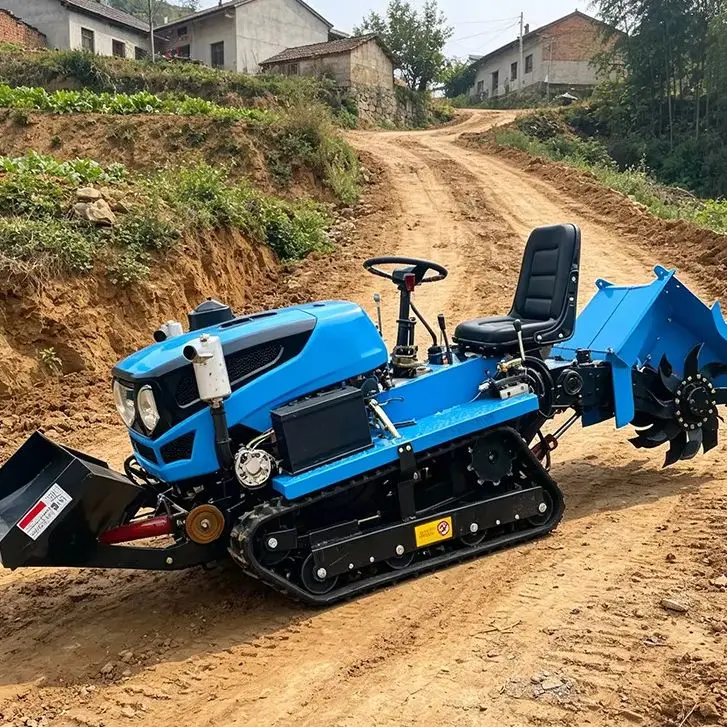 

Customized Middle Cultivator Assisting Rotary Tiller, Micro Tiller and Crawler Tractor for Ride-On Plowing