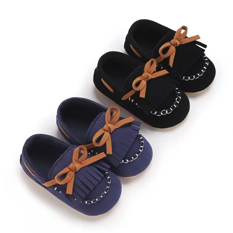 Baby Shoes 2026 New Model 0-1 Year Old Baby Spring and Autumn Soft-Soled Canvas Loafers Casual Breathable Walking Shoes