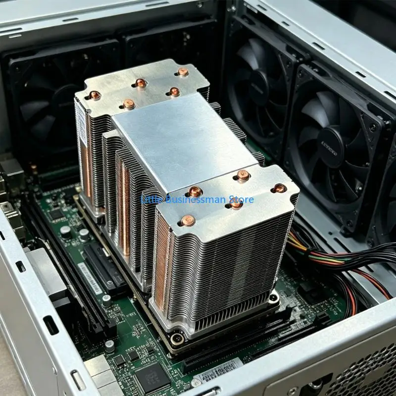 Lüfterlose GPU-Kühlkomponente, Metallrippen-Kühlkörper für V100/P100 SXM2 Server-Kühlsysteme M76A – Detail 8