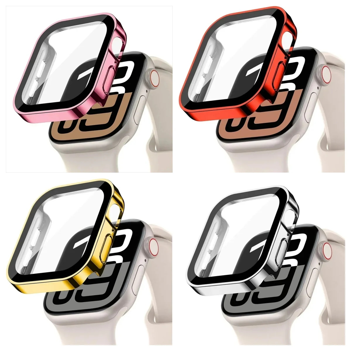 yZ[zKXJo[ Apple Watch S11 S10 P[X 46mm 42mm 45mm 41-44-40mm XN[veN^[ iWatch V[Y 7 8 9 SE 5 ANZT[