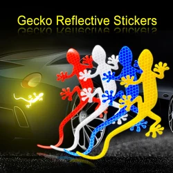 Adesivo riflettente Adesivi per auto Gecko creativi Adesivo stereo 3D anticollisione Adesivi per blocco graffi per il corpo Decorazione della casa