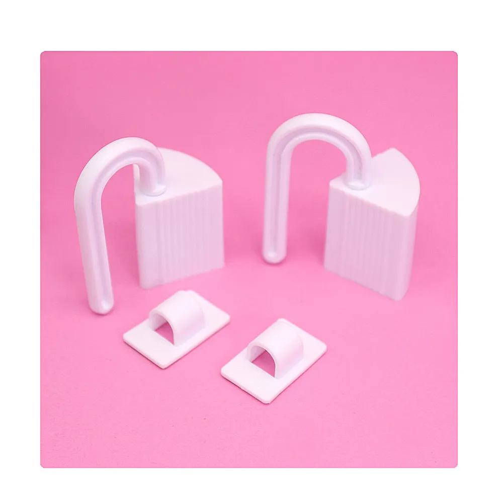 10pcs Anti-Pinch Clips Door Holder Wedge For Home Office Mall Lightweight Compact Non-Slip Door Stopper Tool Hardware Lock