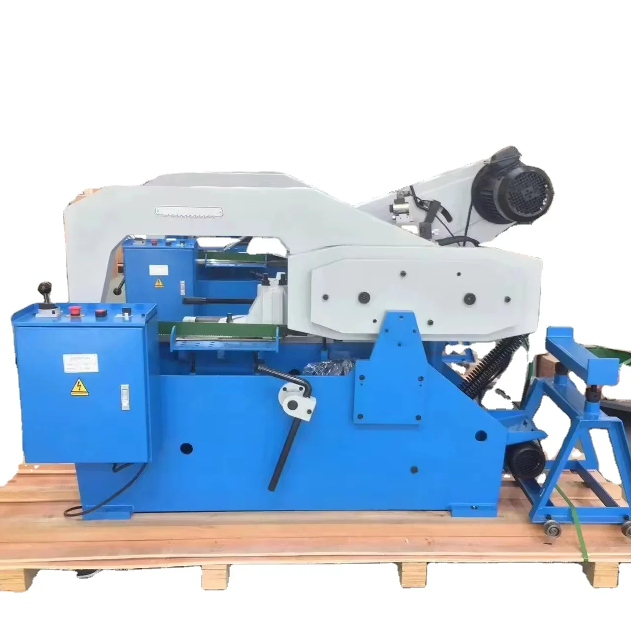 

Metal cutting vertical band saw machine