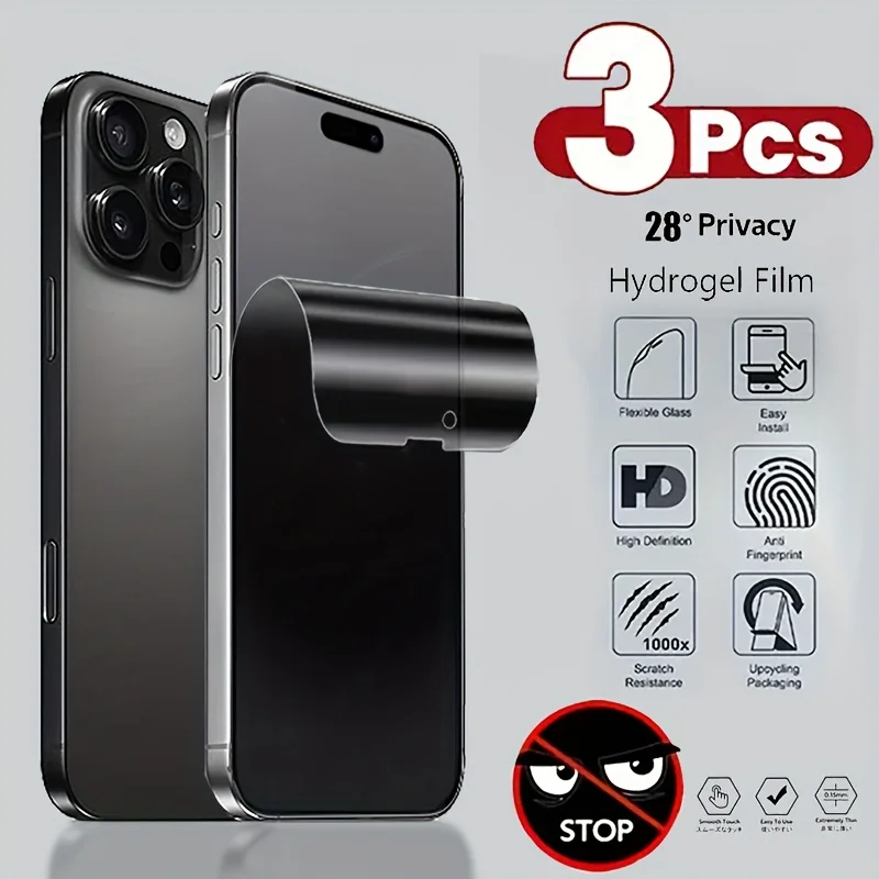 3Pcs Privacy Hydrog… - image