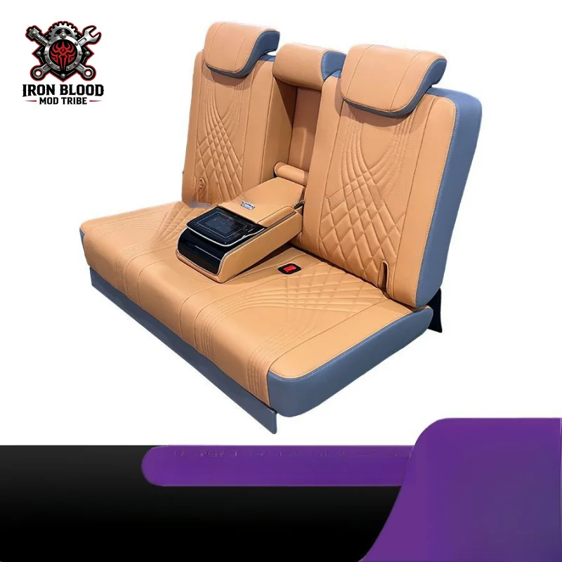 Suitable for Mercedes-Benz MPV Business Car V260 Vito Modified Solid Aluminum Floor Sofa Bed Aviation Seat Modification Upgrade
