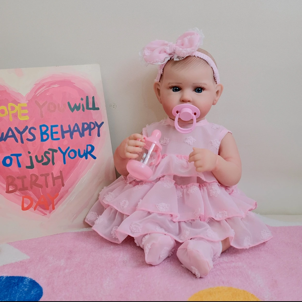 Bambola rinata realistica da 19 pollici Isla - Vinile realistico da collezione artigianale, regalo per ragazze