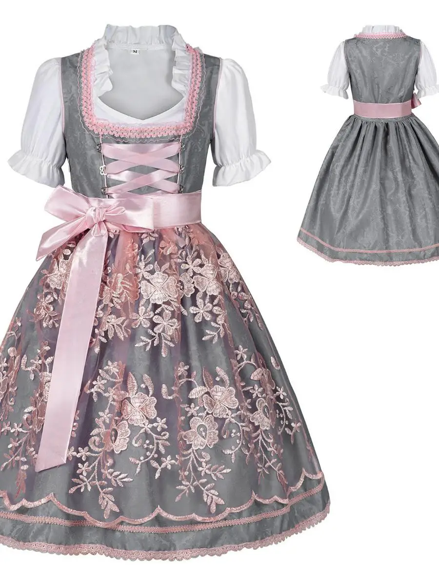 

Детская пивная юбка на Хэллоуин, традиционный баварский костюм, наряд для выступления на сцене, одежда для малышей