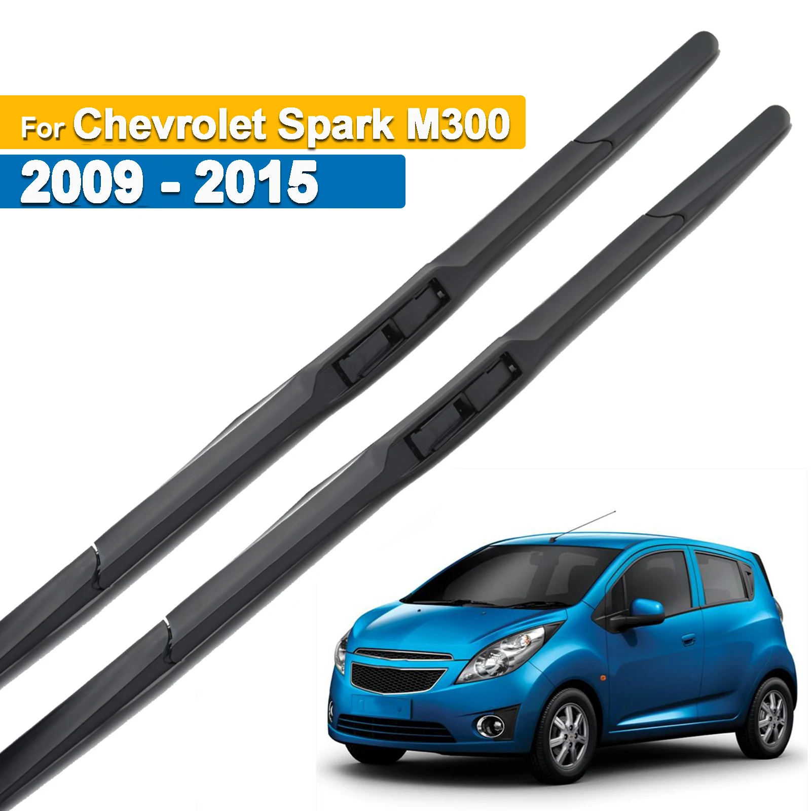 

Передние гибридные щетки стеклоочистителя Erick для Chevrolet Spark M300 2009-2015, лобовое стекло, щетки от дождя, 21 "+ 16"