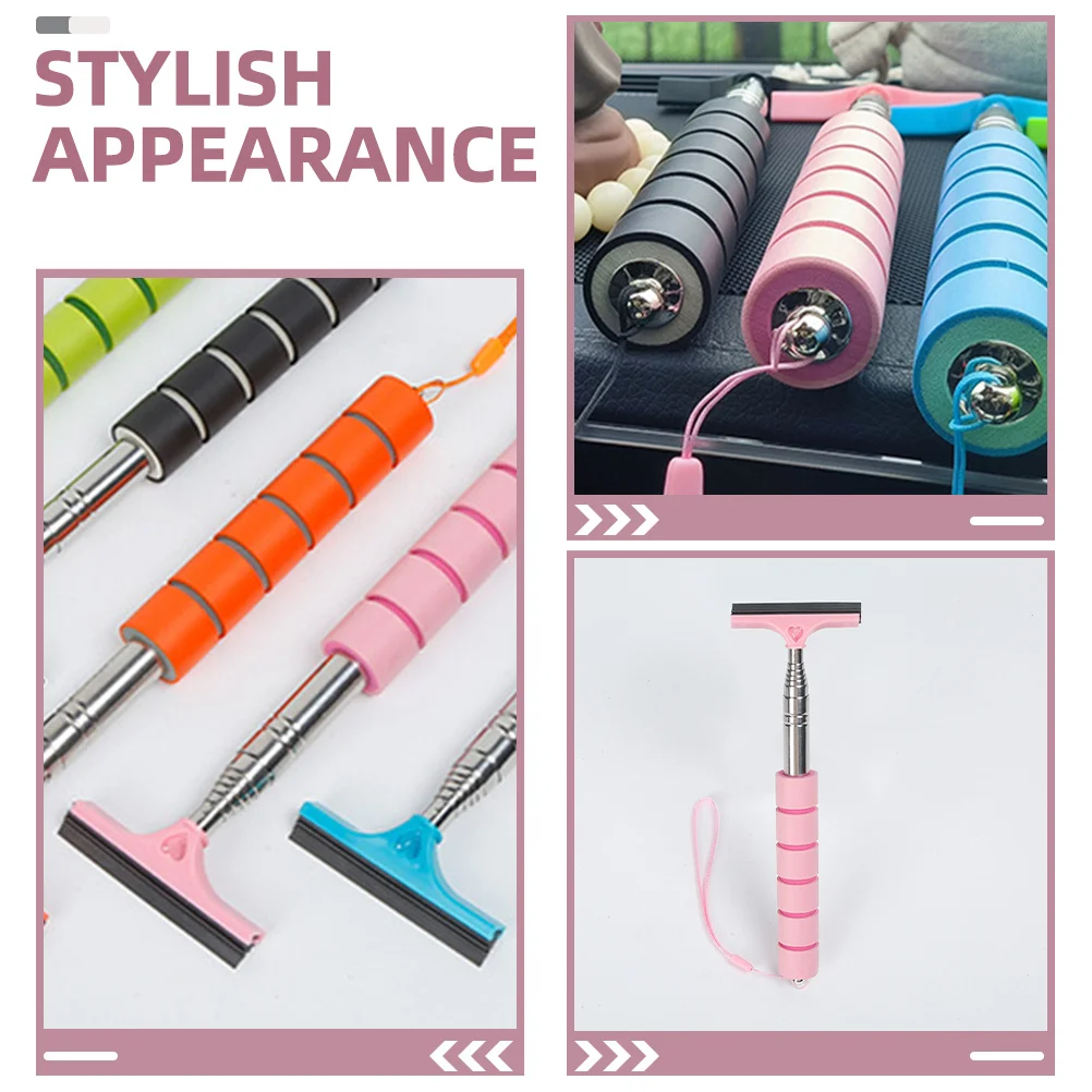 

Retractable Wiper for Car Rearview Mirror Stainless Steel Sponge Rubber Adjustable Handle Window Squeegee Cleaner Tool