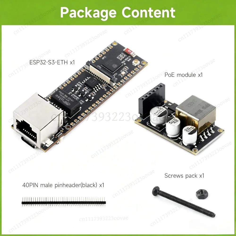 Df ESP32-S3 ETH Camera Development Board PoE RJ45 OV2640 OV5640 W5500 Micro-SD, Replacement Parts