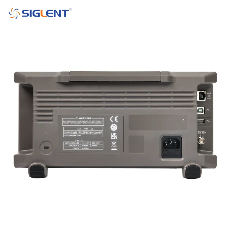 Siglent SDS802/804/812/814/822/824X HD راسم الذبذبات عالي الوضوح، دقة 12 بت، 2/4 قنوات، عرض النطاق الترددي 70 ميجا هرتز