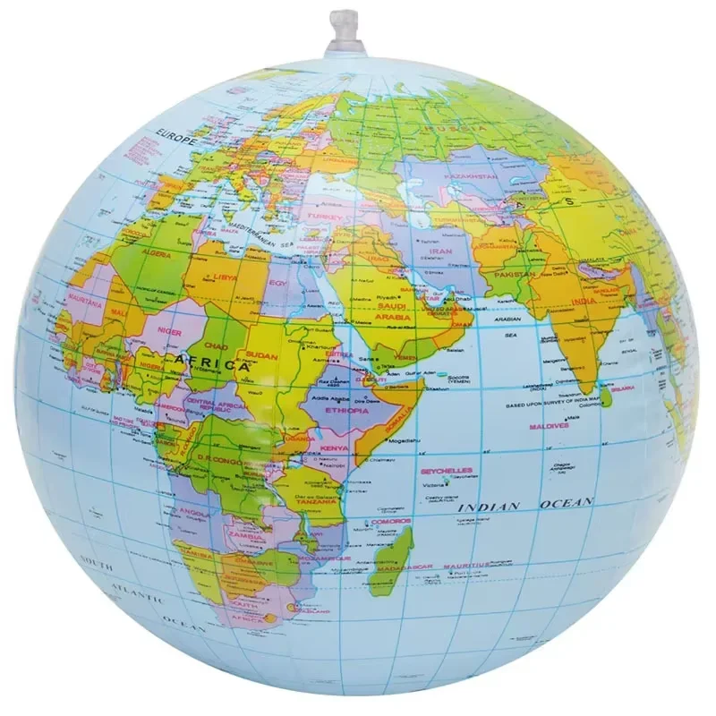 كرة شاطئية قابلة للنفخ بحجم 30 - مراجعة Educational Globe For Kids وسعره