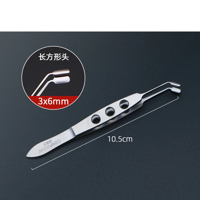 Stainless steel meibomian gland massage tweezers Eyelid rolling eyelid squeeze clamp eye cleaning tool